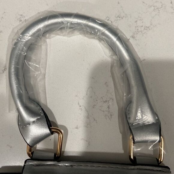 Cute Big Glasses Face Clutch Purse Gold - Picture 8 of 11